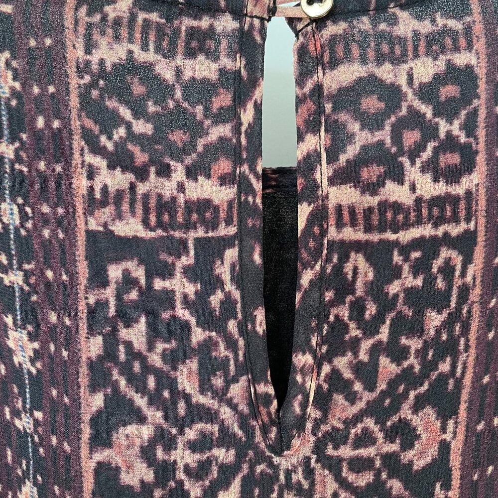 ULLA JOHNSON 4 Small, Ikat Aicha Silk Dress - Picture 7 of 7